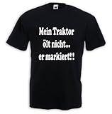 Fun T-Shirt Mein Traktor markiert Trekker Bulldog Landwirt Bauer Truck Gr. XXXL