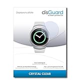 disGuard Displayschutzfolie für Samsung Gear S2 Classic [2 Stück] Crystal Clear, Kristall-klar, Unsichtbar, Extrem Kratzfest - Displayschutz, Schutzfolie, Glasfolie,