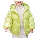 Winter Kinder Langarm Warm Mantel Baby Jungen Mädchen Kleinkind Einfarbig Verdickte Jacke Full Zipper Hooded Streetwear Hoodies Parkas Fleece Herbst Frühling Outwear für Kinder, grün, 6-7 J