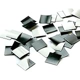 100er Set Magnet-Plättchen selbstklebend I Größe 2x2 cm I für Foto Postkarte Poster Notizen I DIY Kühlschrank-Magnet I mag_001