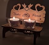 Romantisches Hochzeitsgeschenk - Hochzeitsbank - Hochzeitstag Geschenke für männer Frauen - Jahrestag Geschenk für Ihn S