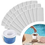 tEEZErshop Pool Skimmer Socken 30 Stück,Pool Skimmer Filter Dauerhafte Elastische Nylon Filter Skimmer Korb,Pool Filter Netz Filterschoner Einhängeskimmer für Entfernt Blätter Pollen Abschaum Schlick