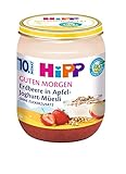 HiPP Erdbeere in Apfel-Joghurt-Müesli, 6er Pack (6 x 160 g)