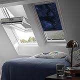 VELUX Original Verdunkelungsrollo Rollo für GGL, GHL, GTL, GPL/S08 und 608/GGU, GHU, GTU, GPU/S08/Stofffarbe Disney 4653/Universum/DKL S08 4653S