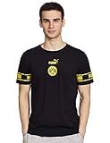 PUMA Herren BVB ftblCulture Tee T-Shirt, Black-Cyber Yellow, S