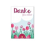 15 Danksagungs-Karten I dv_171 I DIN A6 I Set Dankes-Karten Postkarten Dankeschön Vielen Dank nach Hochzeit Taufe Geb