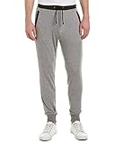 Mills Supply Herren-Jogginghose aus Strick mit Kontrastdetails, grau, X-Groß