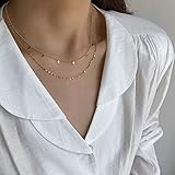 N/Ａ Ladies Men's Necklaces Pendants Jewelry Gifts Layered Beads Chain Necklace Women Stainless Steel Jewelry Designer T Show Runway