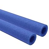 AWM Trampolin Schaumstoffpolster 100 cm blau, Schaumstoff Schaumstoffrohre Stangenschutz- Set (4X 1000mm)