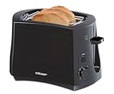 Cloer 3310 Cool-Wall-Toaster / 825 W / für 2 Toastscheiben / integrierter Brötchenaufsatz / Krümelschublade / Nachhebevorrichtung