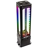 Raijintek Antila D5 EVO RBW Pumpe Wasser mit Ausgleichsbehälter und RGB Beleuchtung für Wasserkühlung PC, Transparenten, Tempered Glass Reservoir PC 220 mm Hohe, Leistungsstark Wasserkühlung Pump