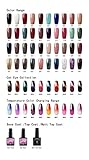 Saint-Acior 60 Trend Farben Gel Lacken Thermo- Cateye-Effekt Nagellack UV Gel Lacken Nagellacks Set Led Gellack Farbgelen Set-Wählen Sie 10 S