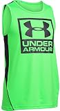 Under Armour Jungen Fitness Never Back Down Tank T-Shirts & Tanks, Laser Green, S