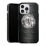 DeinDesign Silikon Hülle kompatibel mit Apple iPhone 13 Pro Case schwarz Handyhülle Offizielles Lizenzprodukt Logo Eintracht Braunschweig