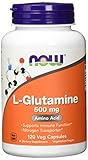 Now Foods L-Glutamine 500mg Standard, 120 Kap