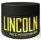 LINCOLN Gesichtscreme Männer Pflege - Anti Falten Gesichtspflege Männer Creme + Hyaluronsäure, Feuchtigkeitscreme Moisturizer gegen Augenringe & trockene Haut, Feuchtigkeitscreme Gesicht Männer 100
