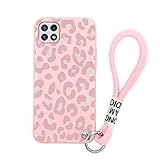 ZhuoFan Anhänger Handykette Handyhülle für Samsung Galaxy S7 5,1', Modedesign-Handy Lanyard-Anhänger Handy-Dekoration mit Ultradünn Weiches TPU Süßes Muster Silikon Stoßfest Case, Leop