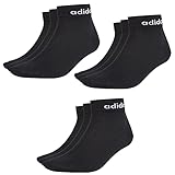 adidas 9 Paar NC Ankle Performance Sneaker / Quarter Socken Unisex Kurzsocke , Farbe:Black, Socken & Strümpfe:40-42