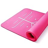 YUXIAOYU NBR Überdimensionales Yoga-Matte, Anfänger Männer Und Frauen Nach Hause rutschfest Und Reißfeste Turnhalle Sport Tanzen Decke Dreiteilige Set 183 * 80 * 1,5,R