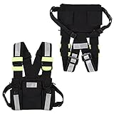 FECAMOS Brustgurt Front Pack, Walkie-Talkie Weste Modische verstellbare Schulter zum Überleben Wandern, Radfahren zum Radfahren zum W