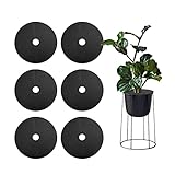 Blanketswarm Runde Baumschutzmatte für den Innen- und Außenbereich, 12 Stück (schwarz)