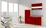 respekta Küche Miniküche Singleküche Küchenzeile Einbau Küchenblock 160 cm Eiche Sonoma Nachbildung R