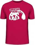 Shirtstreet24, Zombie Walking Dead, Halloween Grusel Herren T-Shirt Fun Shirt Funshirt, Größe: S,Sorb