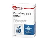 Darmflora plus select Dr. Wolz | hochdosierte Bakterienkulturen 48 Mrd/Tag | Vitamin B6 und B12, unterstützt gesunde Schleimhäute | 8 Milchsäurebakterien | Vegan | 80 Kap