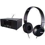 Grundig DTR 7000 All-in-One Internet Radio schwarz & Sony MDR-ZX110 Faltbarer Bügelkopfhörer, schw