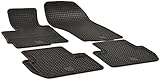 Walser RubberLine passgenaue Gummimatten kompatibel mit Mitsubishi ASX, Outlander II, Eclipse Cross, Peugeot 4007, Citroen C-C