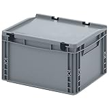 Eurobehälter-Eurobox 40 x 30 x 23,5 cm mit Scharnierdeck