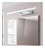 Lxrzls. Spiegellampe LED Modernes Schrank Licht Einstellbar Badezimmer Spiegel Licht IP20 Wasserdichte Badezimmerlampe Keine Flicker Wandleuchte Makeup Light Cabinet Lampe Weißes Licht 6000k, schwarz,