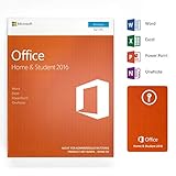 Office 2016 Home and Student English - New - 1 PC - Box - KeyCard - Word Excel PowerPoint OneNote - Office Home and Student 2016 for Windows 7 / 8 / 8.1 / 10