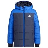 adidas Kinder Padded Athletics PRIMEGREEN Steppjacke blau 164