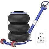 IMAYCC Pneumatischer Wagenheber 6614 LBS/3 Tonnen Tragbarer Airbag Jack, Quick Lift Heavy Duty für Garagen-Auto-Hebereparatur, für Autos, Minivan, SUV und Geländewag