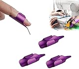 HSJJ 3pcs Sewing Finger Thing Pusher,Fingerthing Thread Controller,Sewing Fabric Ironing T