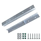 FATMOOSE Winkelanker-Set 2 Stück für Spieltürme, Schaukelgerüste und Leitern, feuerverzinkt, 50 x 4,5 x 4,5