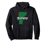 City of Burlington Vermont | Novelty Merch Gift - Graphic Pullover H