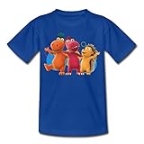 Der Kleine Drache Kokosnuss Freunde Kinder T-Shirt, 122-128, Royalb