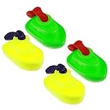 1 Set mit 4 Stück Kunststoff DIY Ballon Rückstoß Boot DIY Experimentalg