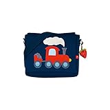 Kindergartentasche/Kindergartenrucksack - blau - Lokomotive (Dunkelblau)