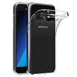 AICEK Samsung Galaxy A3 2017 Hülle, Transparent Silikon Schutzhülle für Galaxy A3 2017 4,7 Zoll Case Crystal Clear Durchsichtige TPU Bumper Samsung Galaxy A3 2017 Handyhü