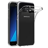 AICEK Samsung Galaxy A3 2017 Hülle, Transparent Silikon Schutzhülle für Galaxy A3 2017 4,7 Zoll Case Crystal Clear Durchsichtige TPU Bumper Samsung Galaxy A3 2017 Handyhü