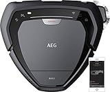 AEG RX9-2-4ANM Saugroboter / beutellos / bis zu 70 min Laufzeit / dreieckige Bauweise / Kamera- & Laser-Technologie / autom. Geschwindigkeitsanpassung / breite Bürstenrolle / 700 ml Volumen / g