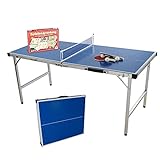 Skandika Multi-Spieletisch inkl. Spielesammlung | Outdoor und Indoor Tischtennisplatte für Kids | auch als Spieletisch und Esstisch, zu Hause, im Garten und beim Camping | mit Schlägerset und B