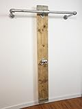 Cosywood Garderobe Wandgarderobe Industrie Kleiderstange Modell Berlin Altholz Gerüst Vintage Industrie Upcycling neu hergestellt aus gebrauchte Gerüstholz und R