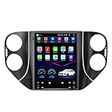 Android 10 VE cal Bildschirm Autoradio für VW Volkswagen Tiguan 2010-2016, Multimedia-Navigation GPS-Stereo 2 ohne DVD,Wifi 1g+16g