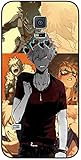 Silikon-Schutzhülle für Samsung Galaxy S5, kompatibel mit My Hero with Academia mha bakugou bakugo 752, Schw