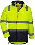 Nitras Motion TEX Viz 7145 Warnschutzjacke - EN 20471/343 - Gelb - XS