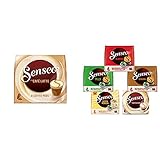 Senseo Pads Café Latte, 80 Kaffeepads, 10er Pack, 10 x 8 Getränke & Pads, Probierbox mit 5 Sorten, 66 Kaffeepads, 5er Vielfaltspak